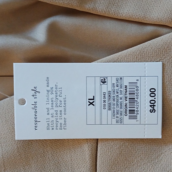 A New Day, Beige Double-Breasted Blazer.Size XL - Picture 11 of 11